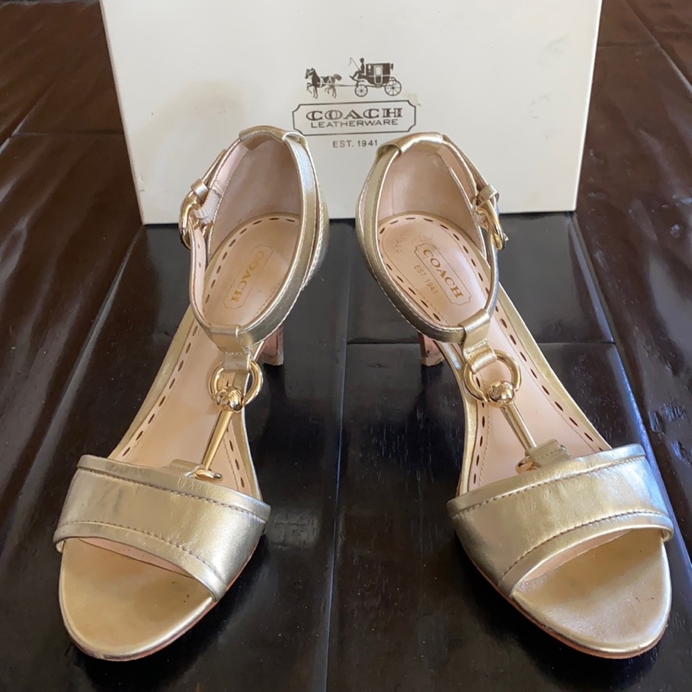 Coach kitten heels